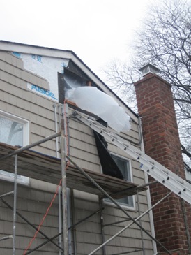 attic mold negative air machine, removing mold from attic negative air machine, attic mold remediation