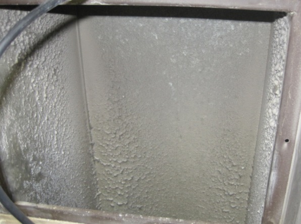 Air Duct With Excessive Dust And Debris