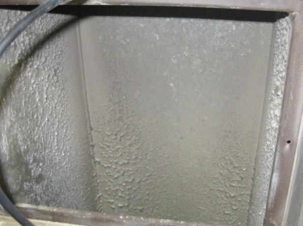 Air Duct With Excessive Dust And Debris